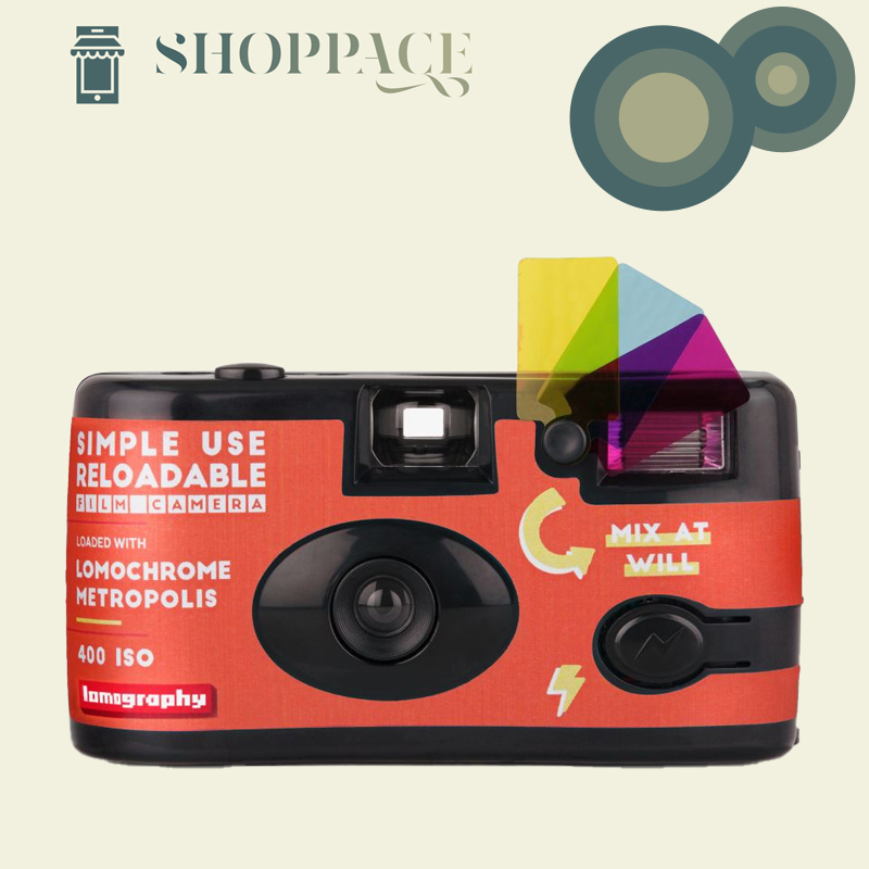 Lomography Simple Use Reloadable 35mm Film Camera LomoChrome Metropolis ...