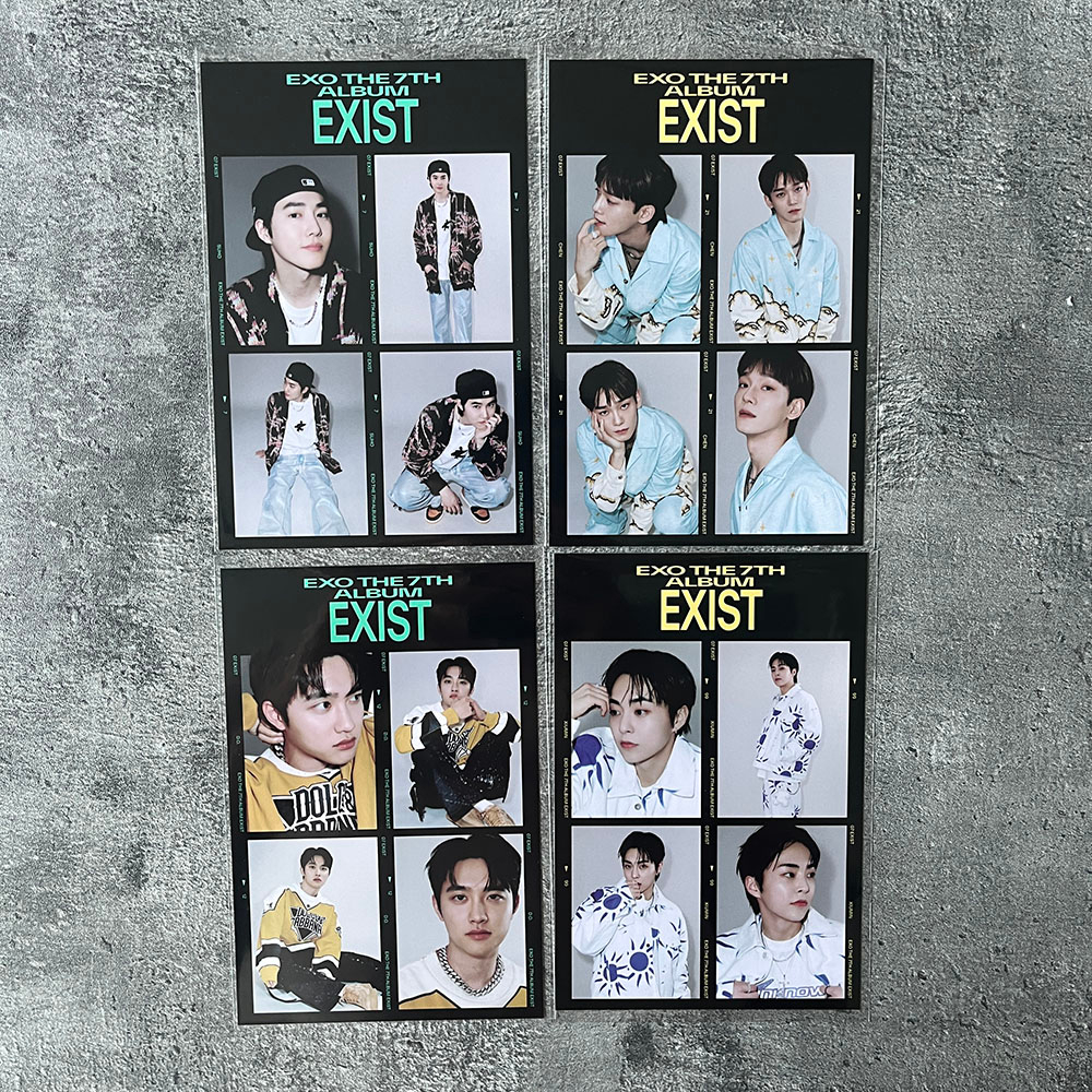 EXO 7th Album Exist Photobook O Ver. Photomatic Card | Shopee Singapore