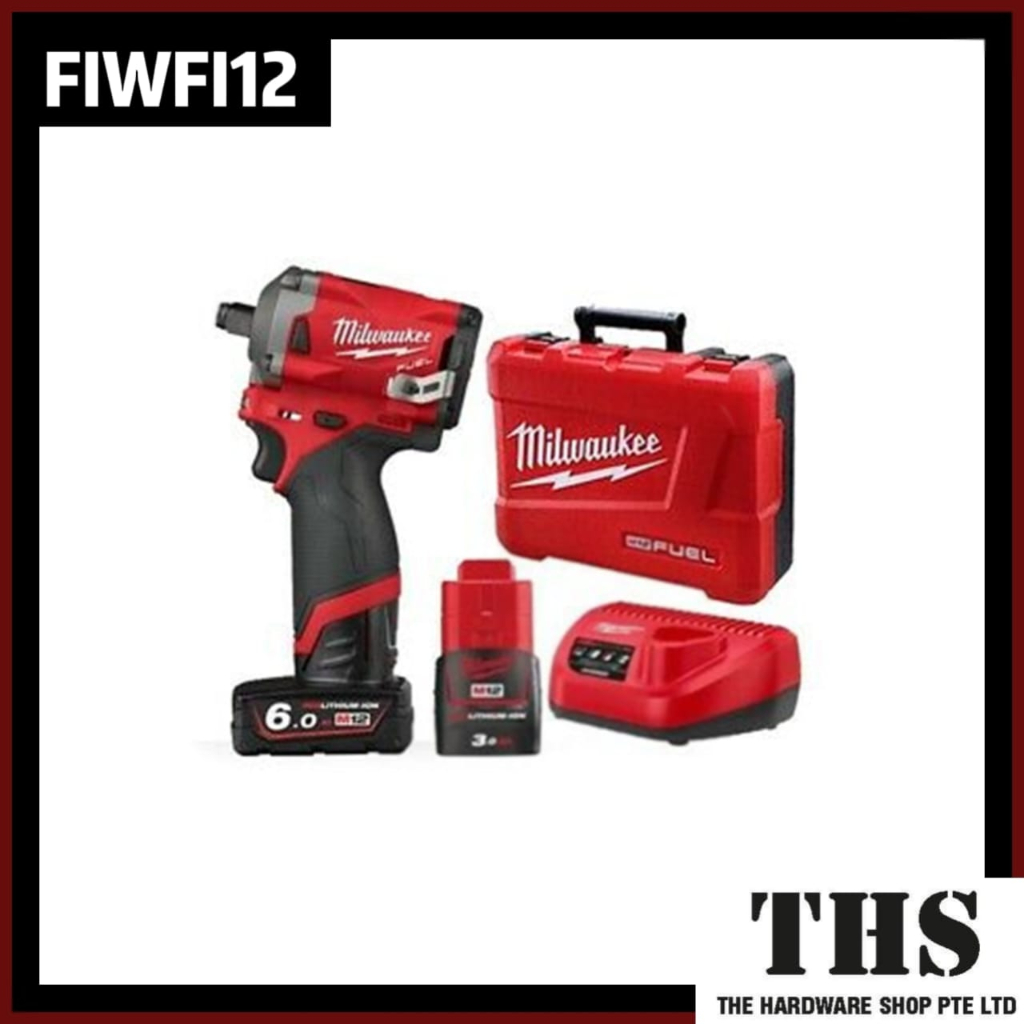 thumbnail image 2 of Milwaukee M12 FUEL Stubby 1/2 Inch Impact Wrench (Bare Tool) Package 2 of 11