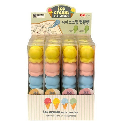 Ice Cream Highlighter Mini Set | Shopee Singapore