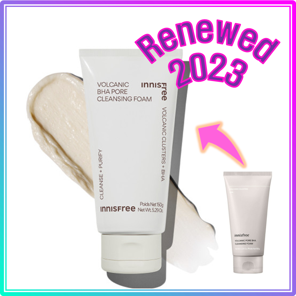 innisfree Volcanic BHA Pore Cleansing Foam 150g (2023 AD) | Shopee ...