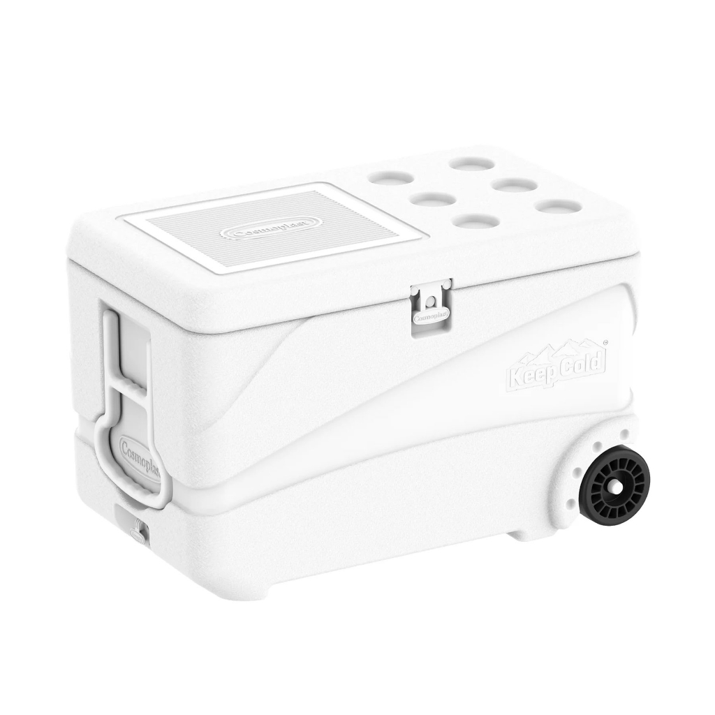 Keep Cold Ice Box / Cooler Box with Wheels 84L (White) Shopee Singapore
