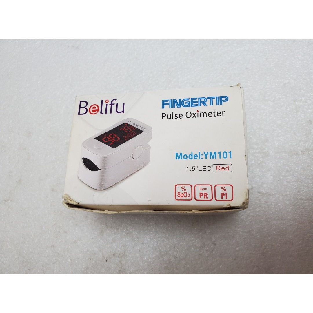 Belifu Fingertip Pulse Oximeter YM101 (Red LED Display) Shopee Singapore