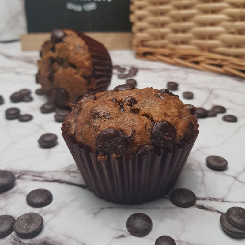 Eggless Banana Chocolate Chip Muffin (HALAL) Shopee Singapore