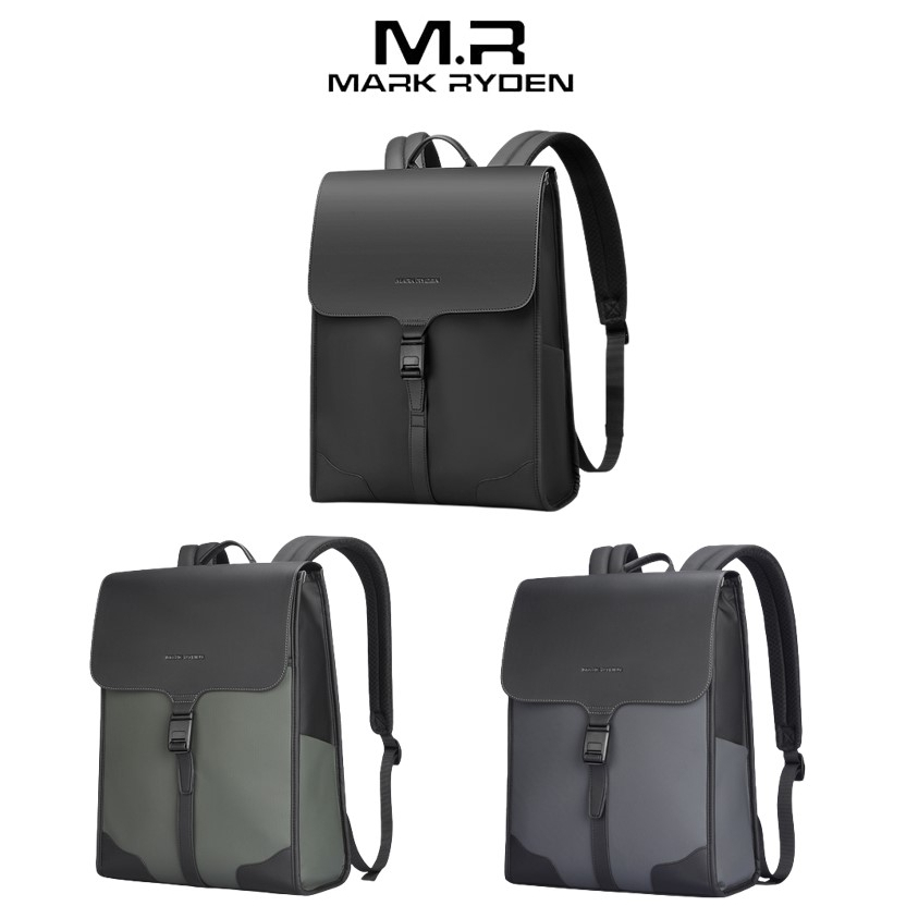 MARK RYDEN Slim Light Weight Office Water Repellent Laptop Backpack ...