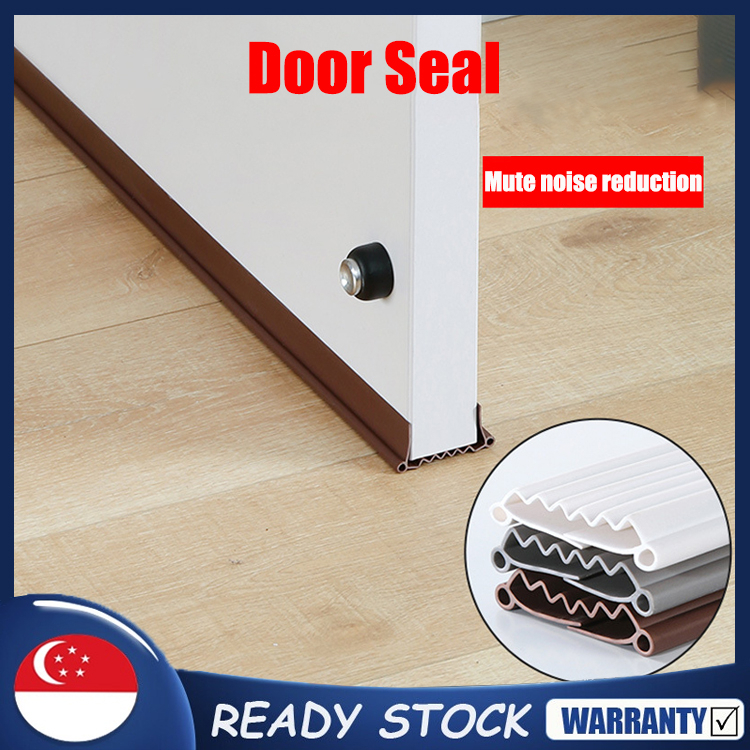 SG [READY STOCK] Door Gap Bottom Seam Sealing Bathroom Door Seal Sound
