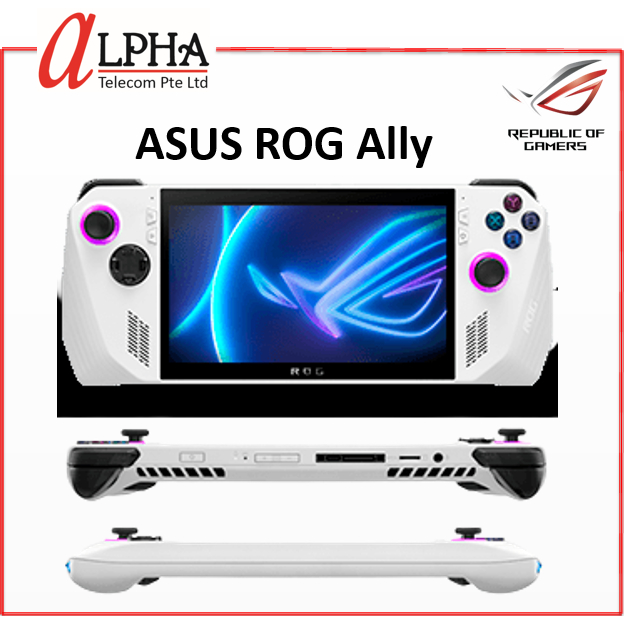 Original ASUS ROG Ally 7 120Hz FHD IPS 1080p Gaming Handheld - AMD Ryzen  Z1 Extreme Processor - 512GB - Windows 11 Home - White