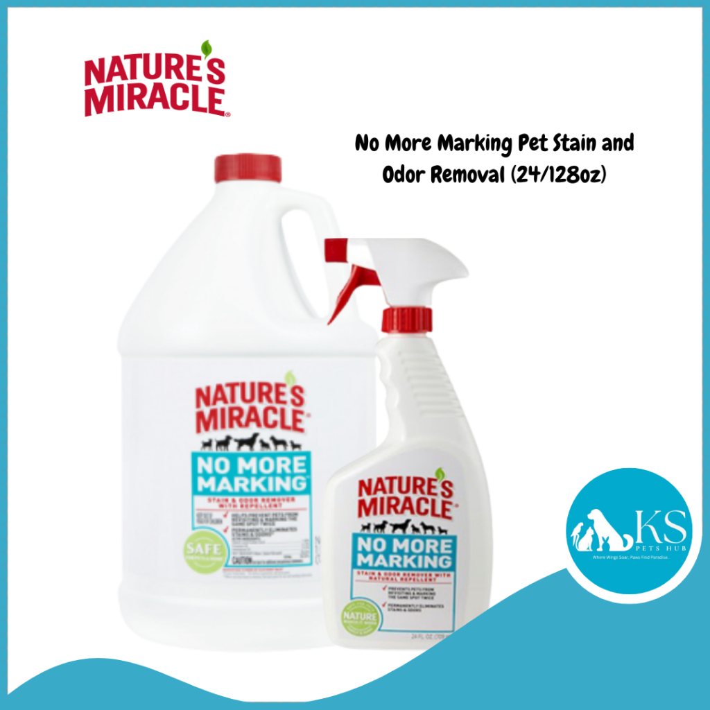 Nature's Miracle No More Marking Pet Stain and Odor Removal (24/128oz