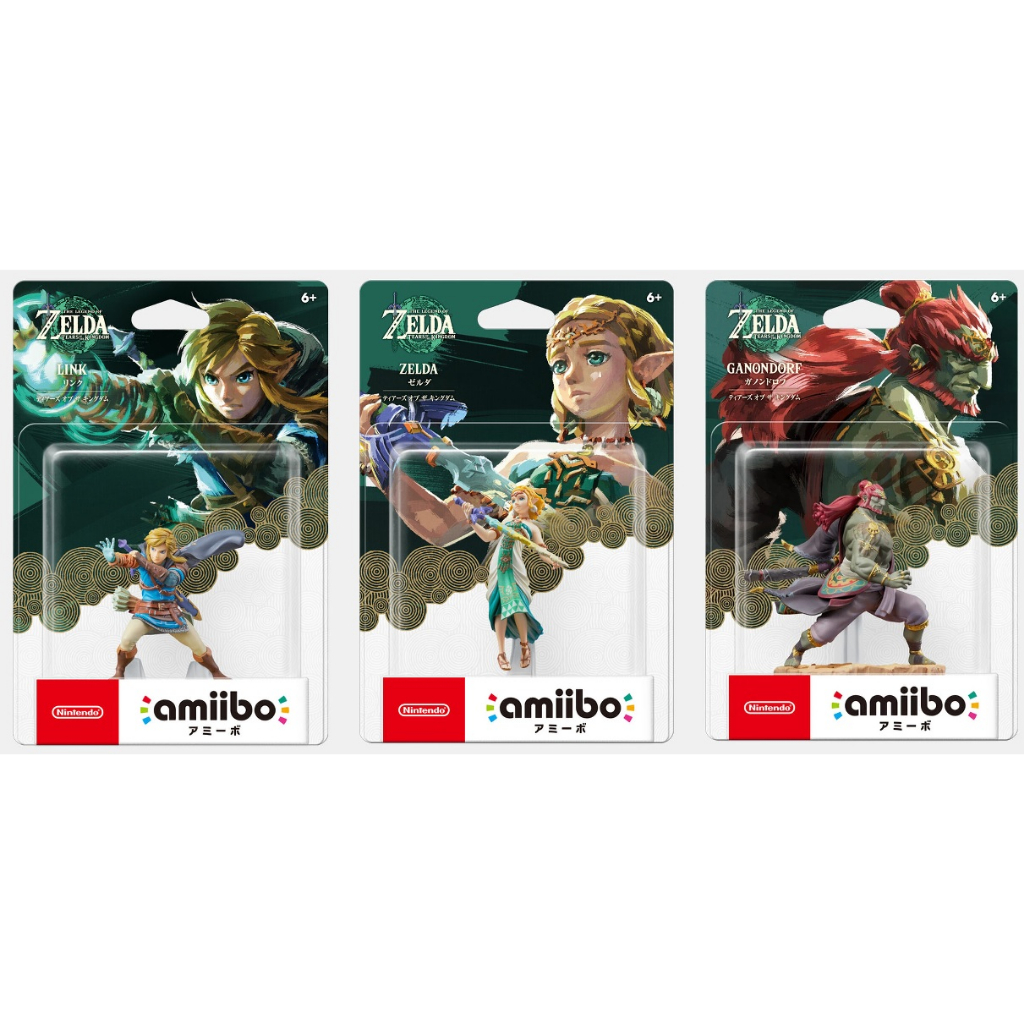 [INSTOCK] The Legend of Zelda Amiibo / Link / Ganondorf / Zelda (Tears ...