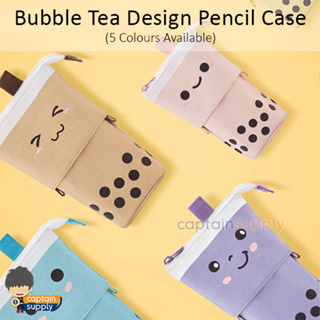 Large Capacity Milk Tea Boba Pencil Case