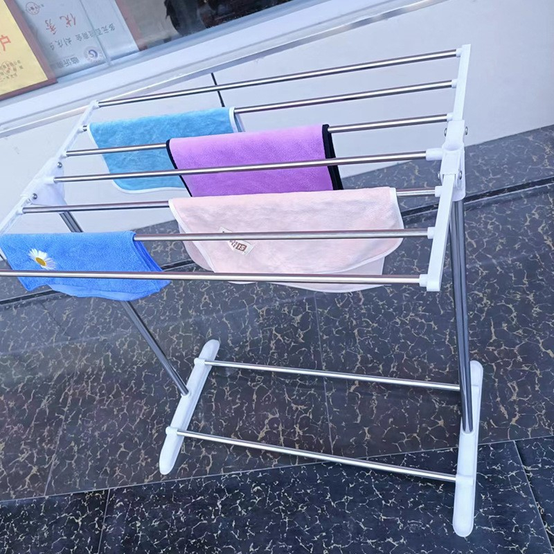 Foldable Indoor Outdoor Clothes Hanging Rack Easy Everyday Laundry