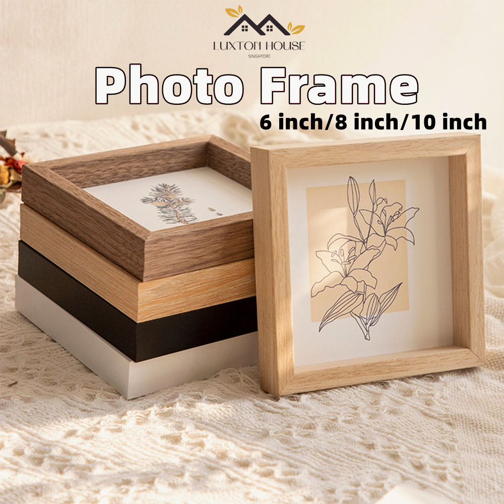 {SG} Photo Frame Picture Frame Specimen Photo Frame Wall Desktop Decoration Photo Frame Wooden