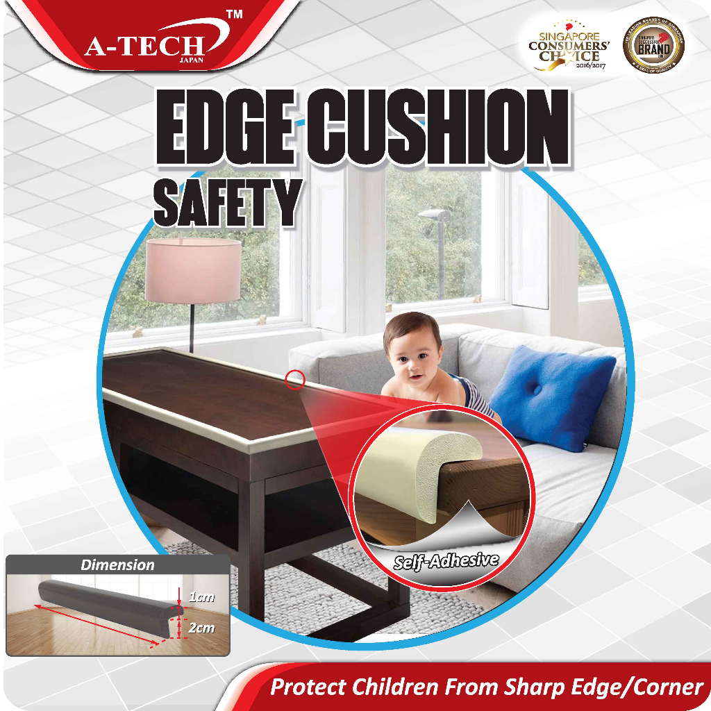 A-Tech Edge & Corner Guards,Self Adhesive L Shape Safety Edge & Corner ...