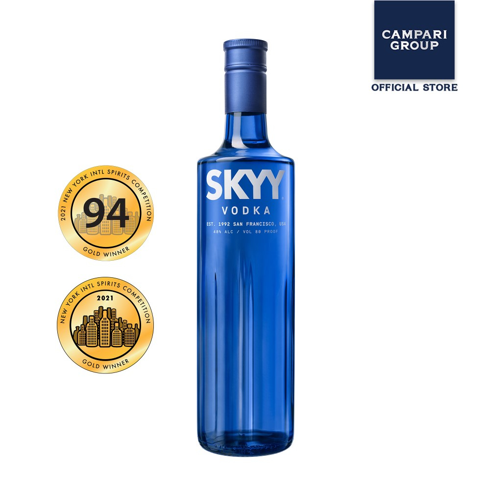 Skyy Vodka, 700 ml Premium Quadruple Distilled American Vodka