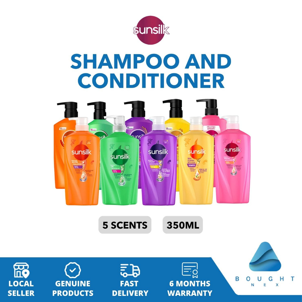 Sunsilk Shampoo and Conditioner Damage Restore Nourishment Straight