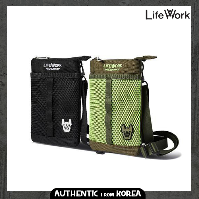 LIFEWORK WOMEN & MEN Ladog Wappen Mesh Cross Bag 2 colors
