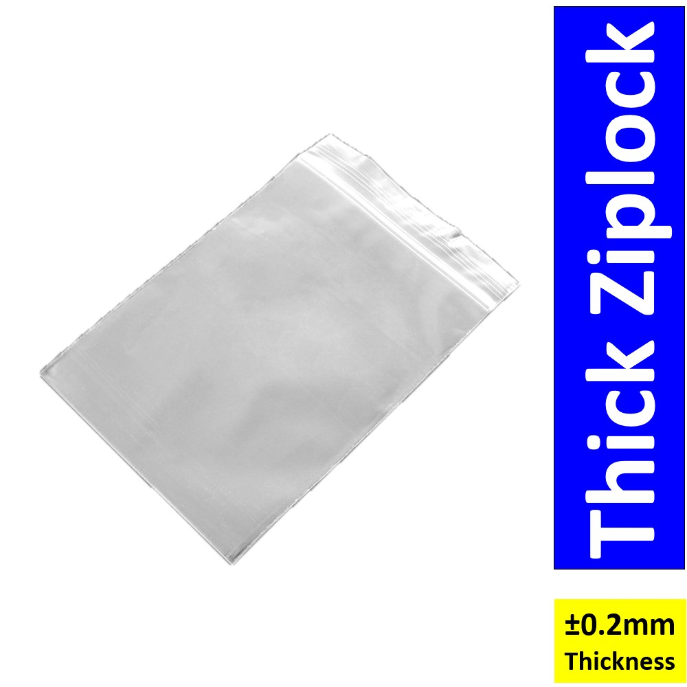 SUPER THICK Ziplock Bag for Food Medicine ️ Durable Zip Loc ️ Various