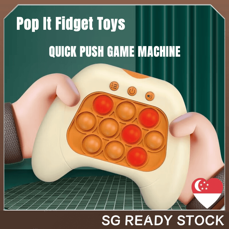 ✅[SG Seller]4 modes Bubble Pop it Fidget Speed Push The Game Machine Whack-a-mole game machine pop it fidget toys