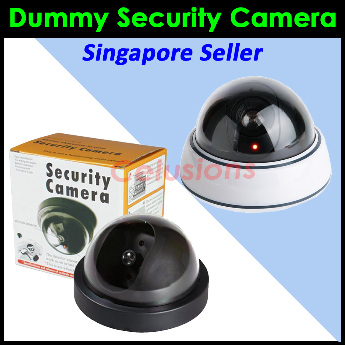 【SG Seller】⭐Dummy Security CCTV⭐ Realistic Camera Surveillance Video