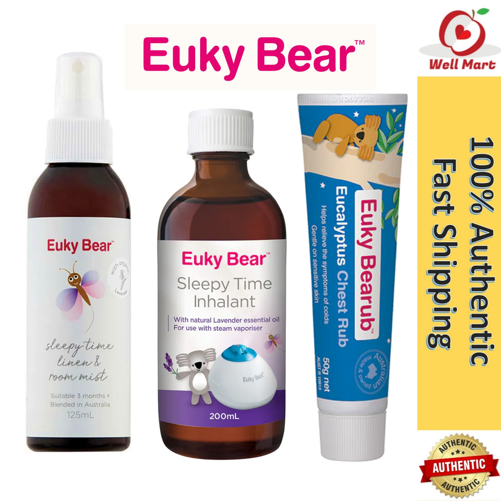 Euky Bearub Eucalyptus Chest Rub / Euky Bear Sleepy Time Inhalant
