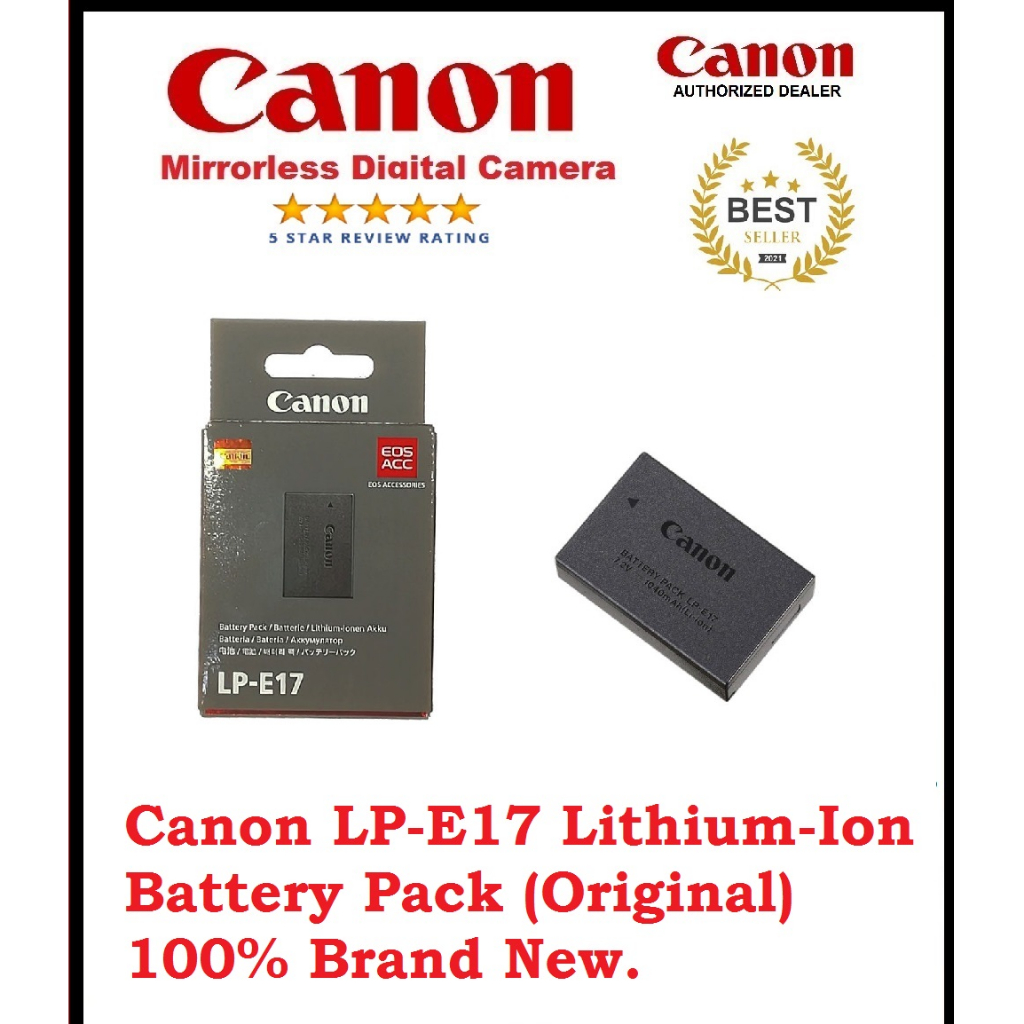 Canon LP-E17 Lithium-Ion Battery Pack (Original) | Shopee Singapore