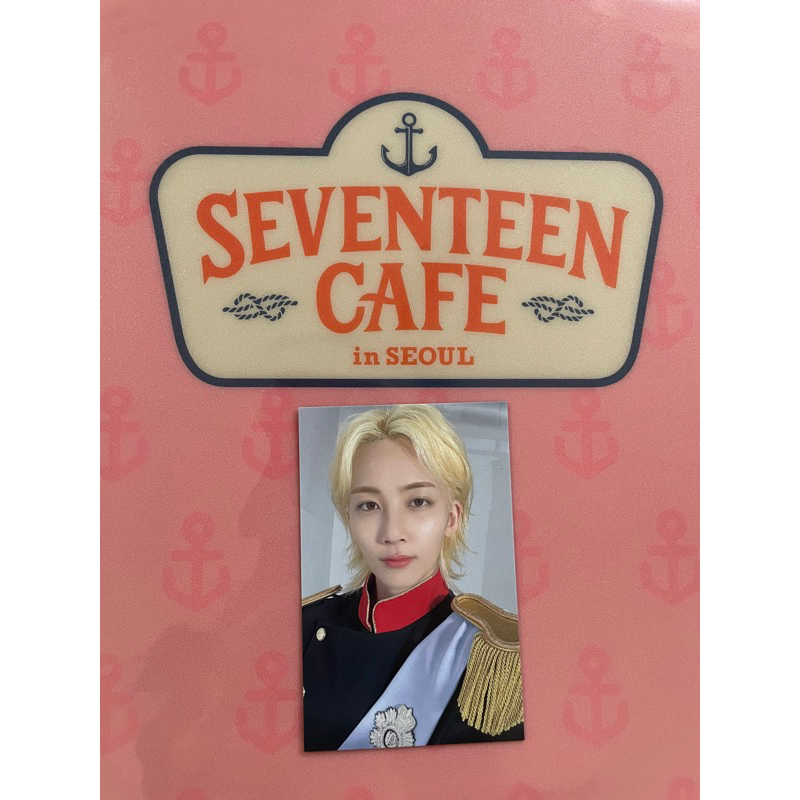 MERCH] Seventeen Cafe in Seoul Tray / Table Mat / Photocard PC