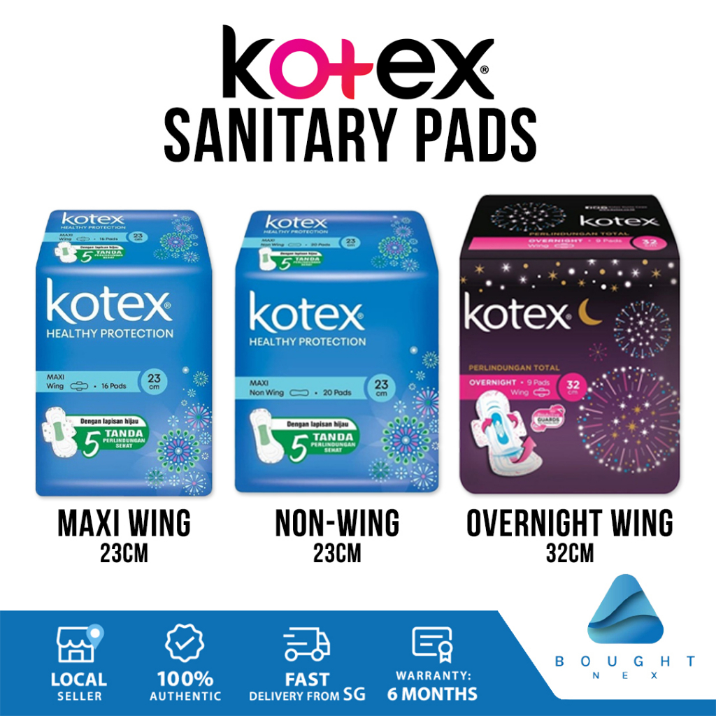 Kotex Sanitary Pads Pantyliners Assorted Healthy Protection Soft & Smooth Stellar Space Pad