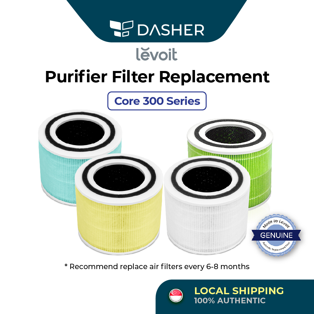 Levoit Core 300/300s True HEPA 13 Air Purifier Replacement Filter/Toxin