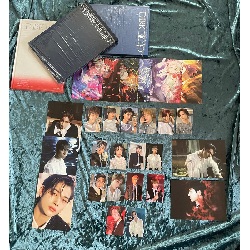 Update] Enhypen Dark Blood Unsealed album set / Postcard