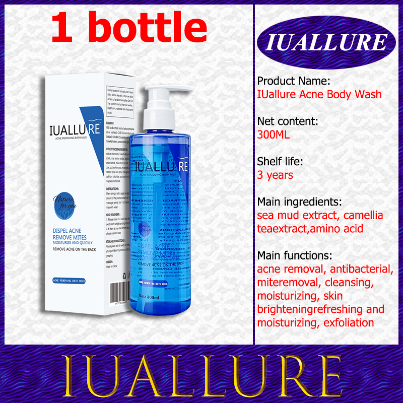 acne body wash shower gel antimite body wash 300ml Body cleaner/Remove