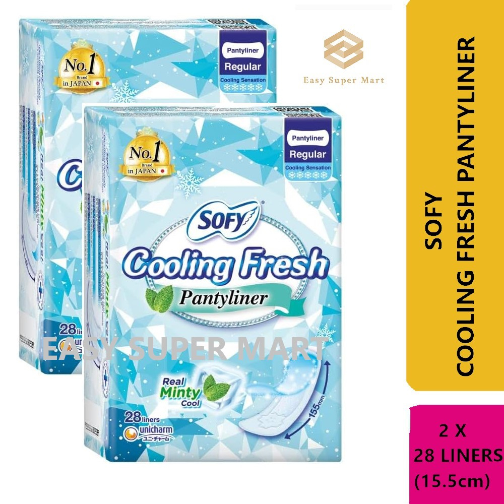 Soft Cooling Fresh 28s Panty Liner Regular 155mm