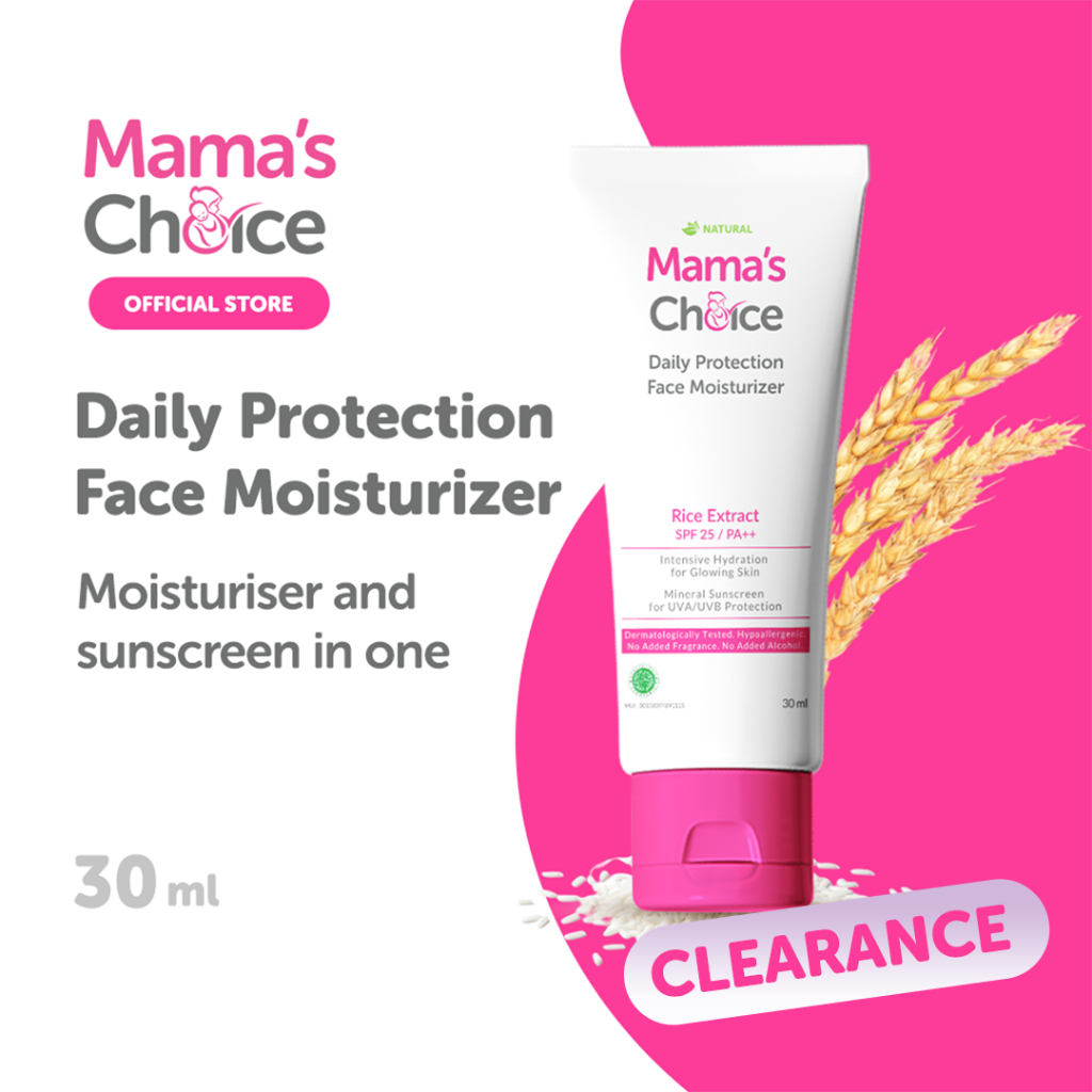 Daily Protection Face Moisturizer by Mama's Choice Sunscreen SPF 20
