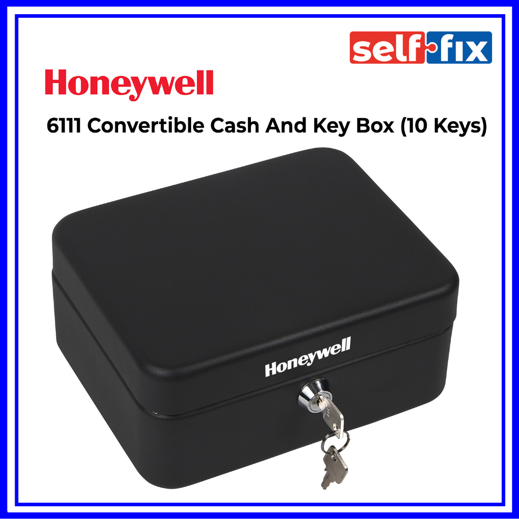 Honeywell Convertible Cash And Key Box 10 Keys (6111) Shopee Singapore