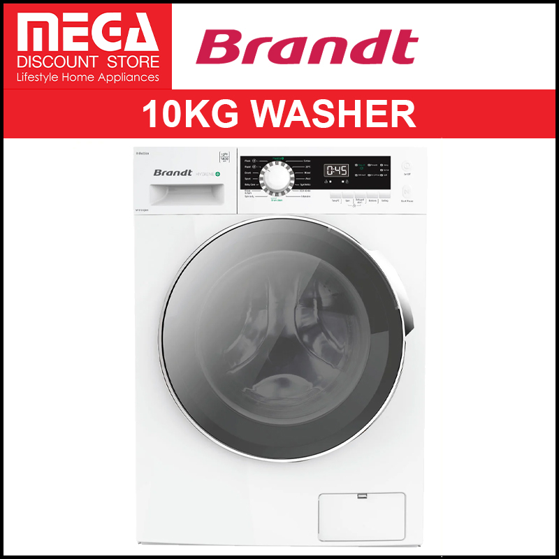 BRANDT WFB104QWA 10KG FRONT LOAD WASHER | Shopee Singapore