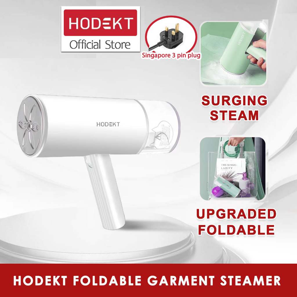 HODEKT Iron Steam Travel Steamer Iron Mini Portable Seterika Stim