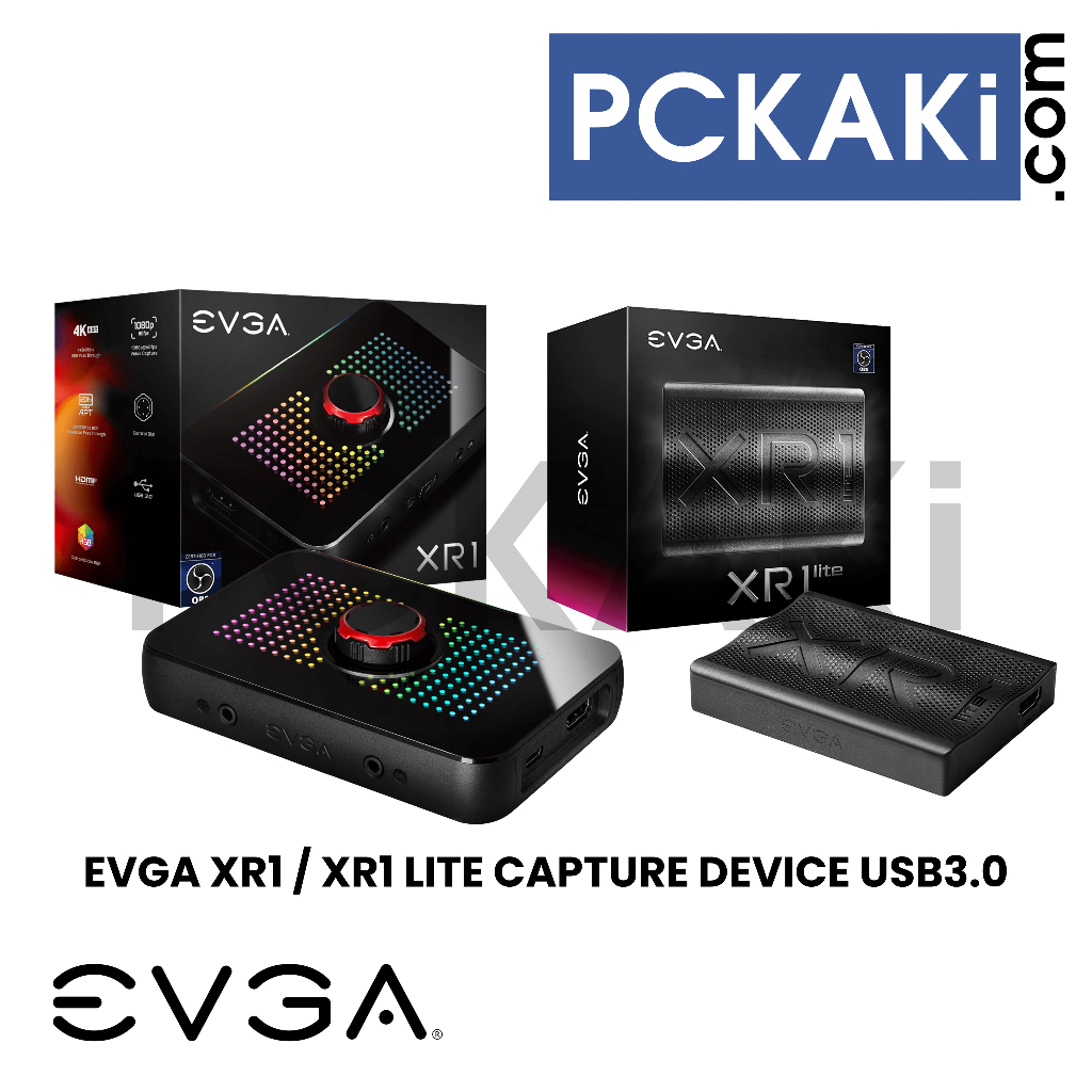 EVGA XR1 / XR1 LITE Capture Device, Certified for OBS, USB 3.0, 4K Pass