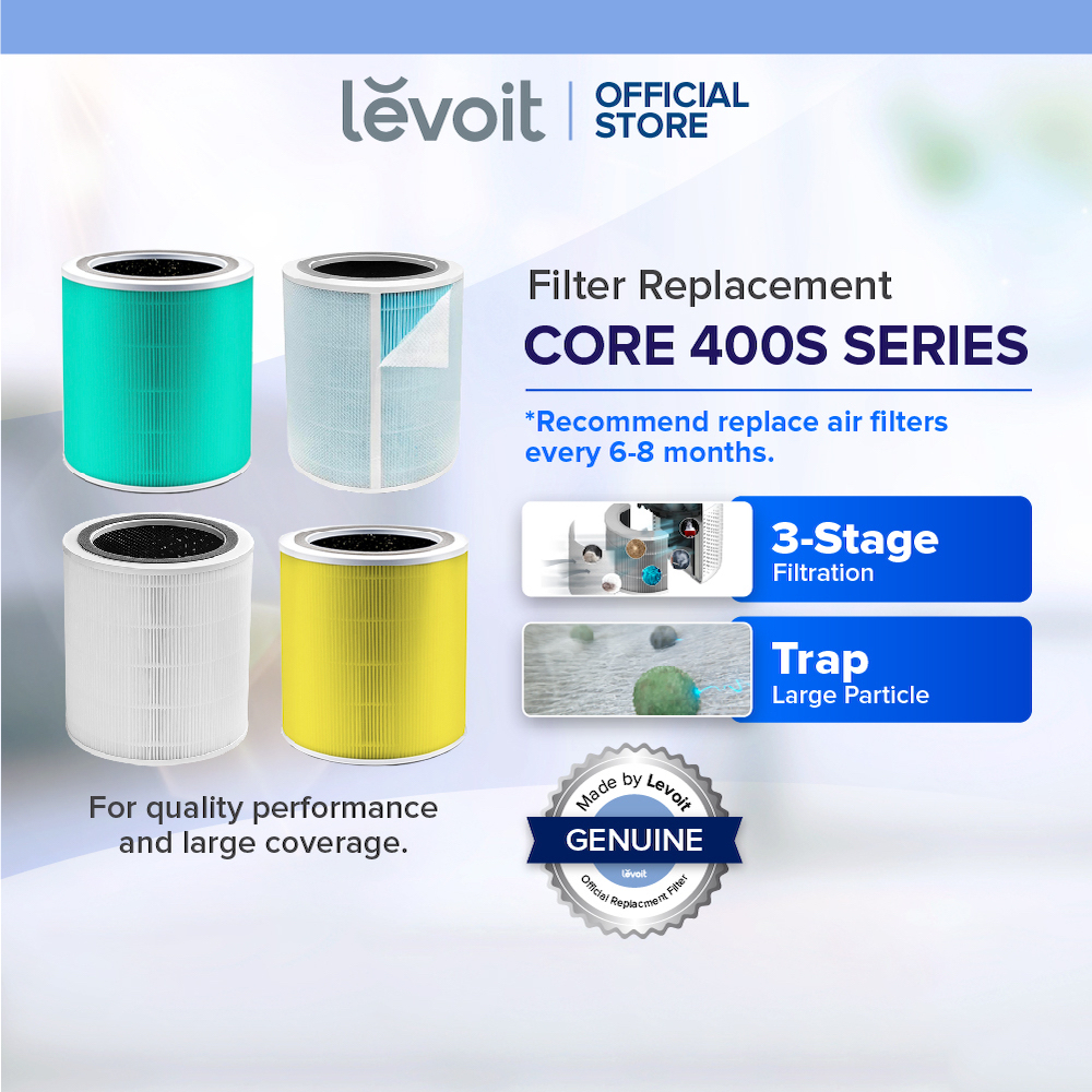 [OFFICIAL] Levoit Core 400S Air Purifier Replacement Filter 3in1 True