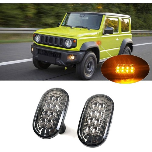 HLMNAKE Feux Clignotants LED Suzuki Jimny JB64 JB74 2019-2024 - Boîtier Transparent