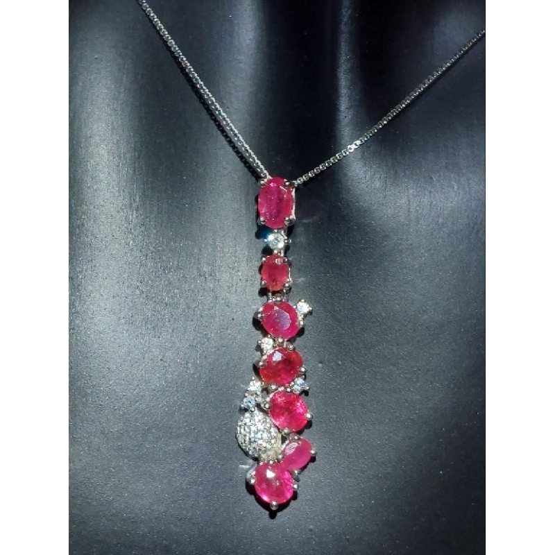 Genuine ruby clearance pendant