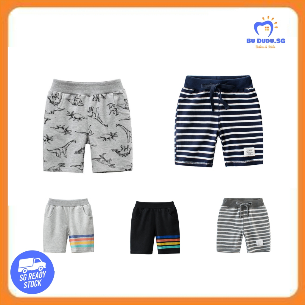 [SG] Bu Dudu Kids Boy Cotton Pants Toddlers Short Pants Baby Boys Bottoms Pant Wholesale