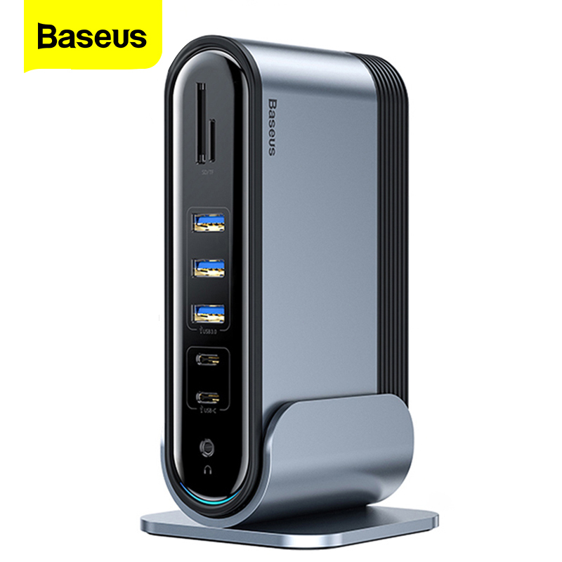 Baseus In Usb C Hub Type C To Multi Khd Rj Vga Usb Pd Power