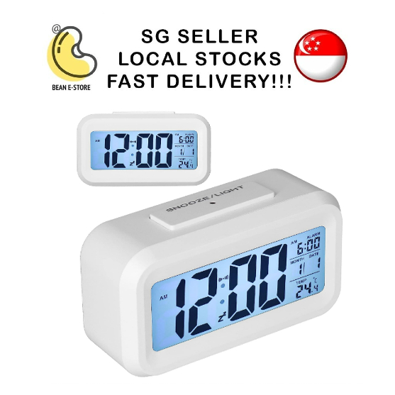 👍CHEAPEST!👍Digital Alarm Clock LED Display Bedside Snooze Function