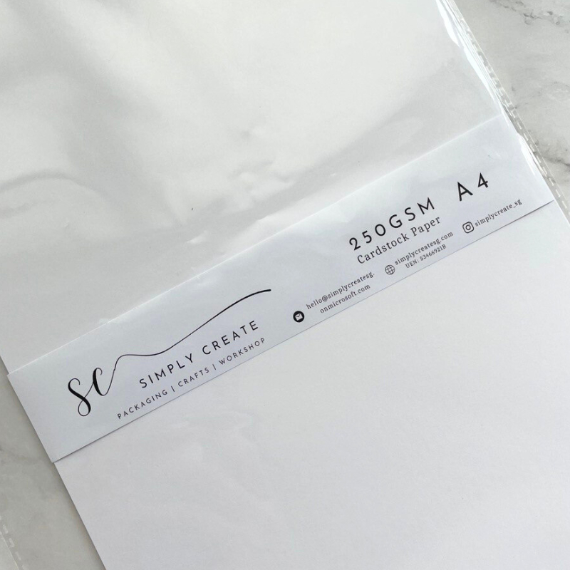 Cardstock GSM 150, 200, 250, 300, 350 White A4 A3 Laser Inkjet Printer