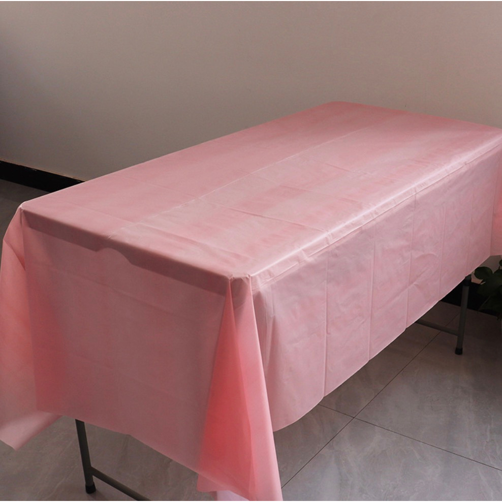 [SG Instock] Disposable Waterproof Plastic Table Cloth Cover Dessert