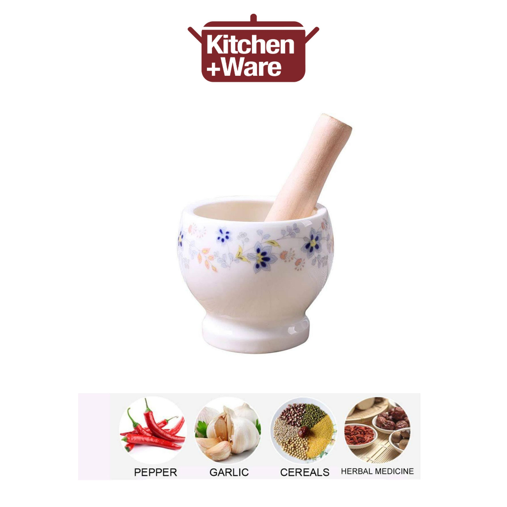 United Scientific Supplies JMD150 Porcelain Mortar And Pestle – Deep Form, 150ml Capacity, High-Temperature & Chemical Resistant, White Glaze-430867