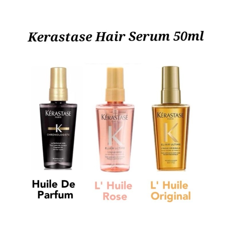 Kerastase Travel Set Elxir Ultime Assort 50ml authentic | Shopee Singapore