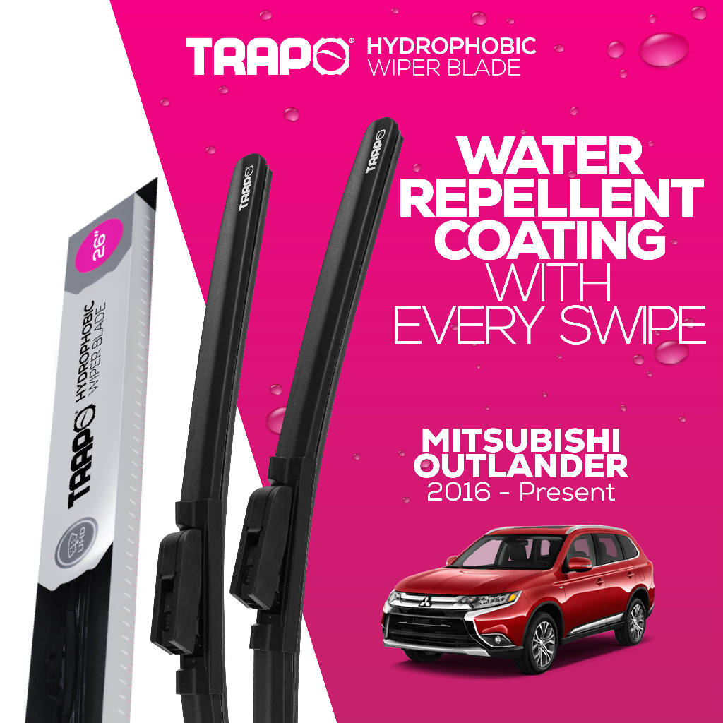 Trapo Hydrophobic Car Wiper Blade Mitsubishi Outlander (2016 -Present)