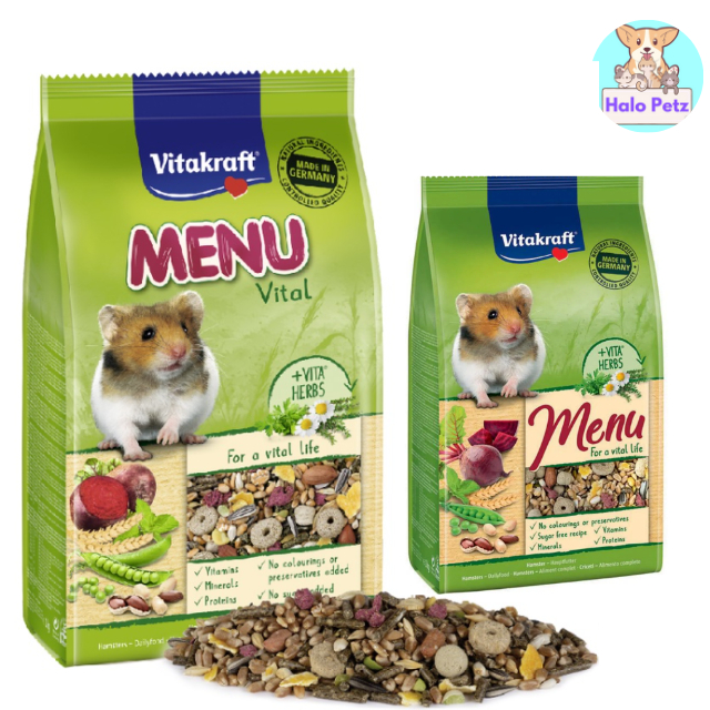 Vitakraft- Menu Vital Hamster (400g, 1kg) | Shopee Singapore