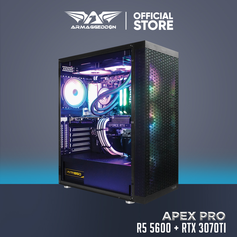 Armaggeddon Apex Pro | R5 5600 + RTX 3070TI | Gaming PC | 16GB RGB RAM | 1TB SSD