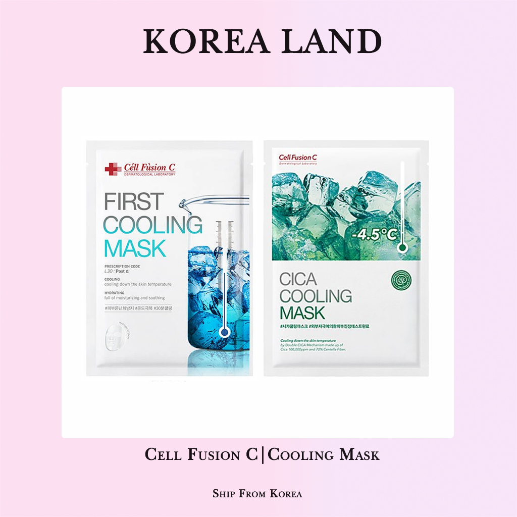 Cell Fusion C Post Alpha First Cooling Mask/Cica Cooling Mask (27ml*5